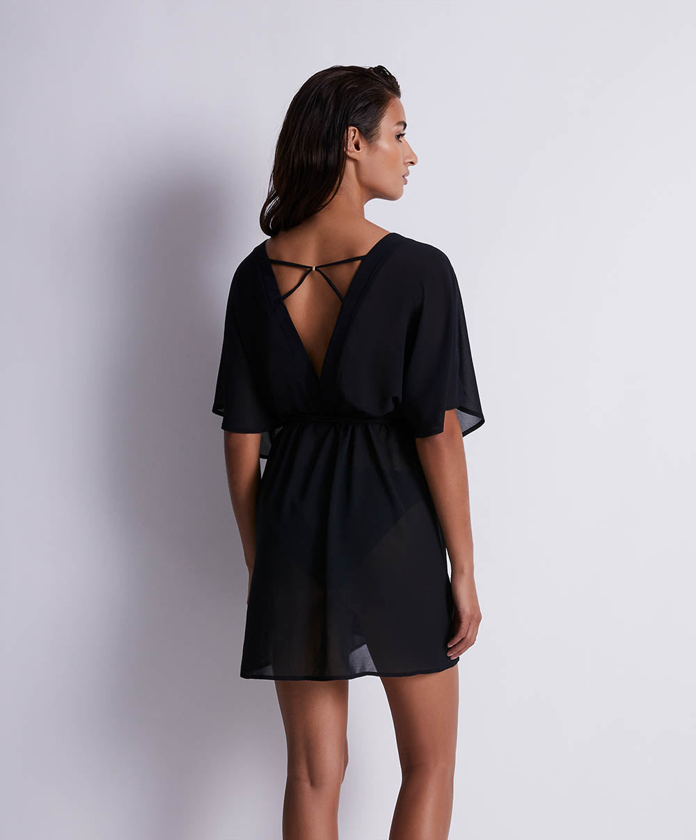 Tunique de plage Evening sand Noir Aubade Bain 2Z69-NOIR