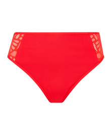 Bikini Bottoms : High waisted retro swim briefs