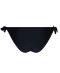 Maillot de bain slip à laçets bikini La Vogueuse noir Antigel Bain EBB0107 NO 101