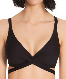 SWIMWEAR : Triangle swimming bra with wires