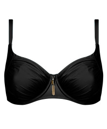 SWIMWEAR : Half-cup swimsuit bra plus size