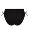 Bas de maillot de bain slip à coulisses La Muse des Vagues noir Antigel Bain FBB0626 NO 11