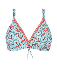SWIMMING SUITS : Triangle swimming bra with wires