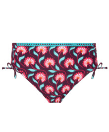Bikini Bottoms : Hi-cut swim briefs with laces on the side