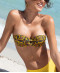 Maillot de bain bandeau coque La Muse Africa jaune Antigel Bain EBB7156 JA 2