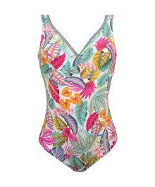 One-piece Swimsuit and Slimming : One piece swimsuit wire free