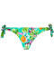 Maillot de bain slip à nouettes bikini La Feminissima vert émeraude Antigel Bain EBB0170 VE 100