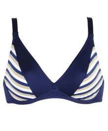Triangle swimming bra with wires
