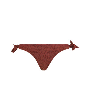 Maillot de bain bikini avec nouettes L'ethnica Ocre brune Antigel Bain EBB0174 BO