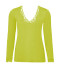 T shirt manches longues col V Antigel de Lise Charmel Simply Perfect vert granny ENA2006 VG 100