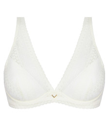 SEXY LINGERIE : Triangle shape moulded bra underwired