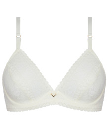 Full Coverage, Underwire : Full cup underwired bra triangle shape