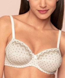 LINGERIE : Full cup underwired bra