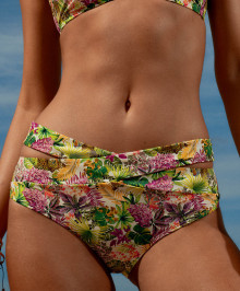 Bikini Bottoms : High waisted swim briefs