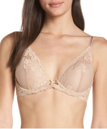 Triangle : Plunge bra with wires