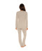 Pyjama long Anouk Collection homewear Christian Cane Gris clair dos