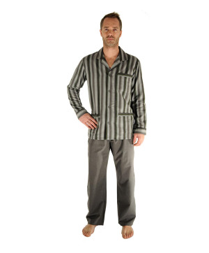 Pyjama long Replay Collection Homme Loungewear Christian Cane Gris anthracite