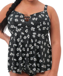 SWIMMING SUITS : Non wired moulded tankini top