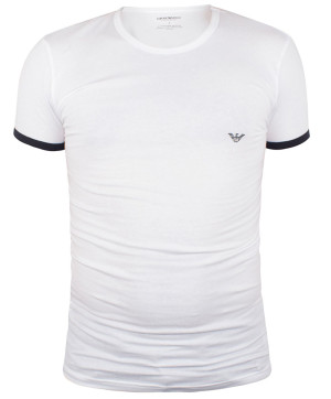 T shirts Col V Blanc et noir Collection Homme Emporio Armani Face 110810 5A725