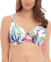 SWIMWEAR : Full cup swim bikini top underwired + size