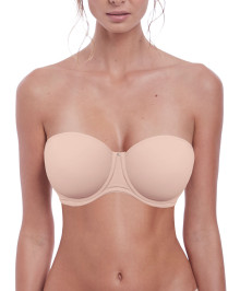 Bandeau Bra, Removable Straps : Moulded underwired strapless bra
