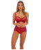 Slip invisible stretch taille haute dentelle Fantasie Lace Ease rouge FL2330 RED 2