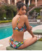 Haut de maillot de bain balconnet à armatures décolleté cœur Floral Haze multicolore Freya swim AS202803 MUI 4