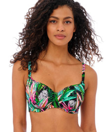 Bikini Tops : Underwired sweetheart padded swimming bra