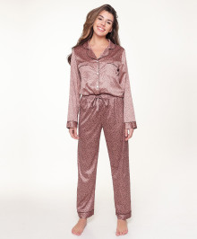 Pyjamas : Satin pyjama set 