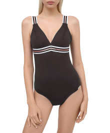 One-piece Swimsuit and Slimming : One piece swimsuit open back