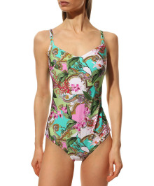 One-piece Swimsuit and Slimming : One piece swimsuit with wires
