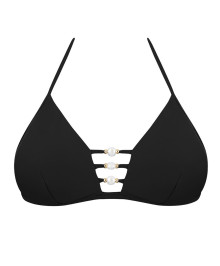Swimsuit bra wirefree triangle shape removables cookies