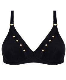 SWIMMING SUITS : Triangle swim bra with wires