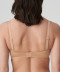 Soutien gorge bandeau moulé lisse bretelles amovibles invisible à armatures PrimaDonna Satin cognac 0161331 COG 3