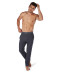 Pantalon Recreate Trend Collection Sleepwear Skiny Men Stone Grey profil