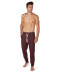 Pantalon Loungewear Collection Skiny Men Dark Rubin profil