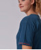 T shirt manches courtes uni en coton bleu pétrole Every Night in Skiny Skiny S 080549 S056 2