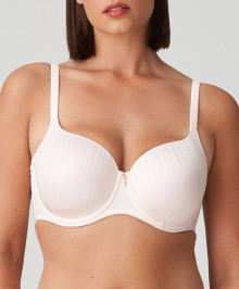 Full Coverage, Underwire : Plus size padded bra full coverage underwired heartshape neckline