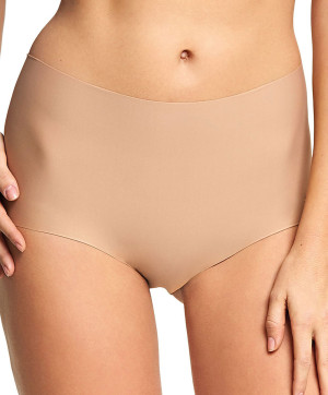 Culotte haute invisible Wacoal Intuition beige toasté WE108028 TOG