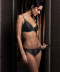 Soutien gorge push up plunge Wacoal Lace Perfection charcoal gris anthracite WE135003 CHL 4