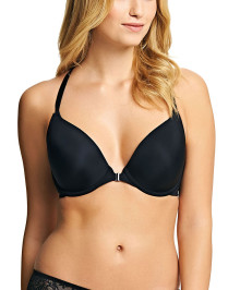 INVISIBLES : Contour bra with with wires and front fastening
