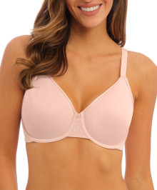 Minimizer bra underwired with smooth padded cups