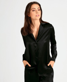 NIGHT LINGERIE : Silk blouse