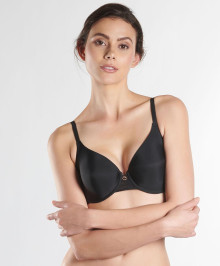 Contour Bra, Moulded Bra : Balcony 3/4 bra with moulded cups