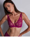 Soutien gorge triangle plunge Rhythm of desire Radiant pink Aubade 2AN12 RADI