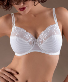 Full cup bra with wires + size