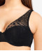 Soutien gorge spacer triangle plunge Chantelle Day to Night noir C15F70 011 2