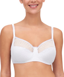 Soft cup support bra + size