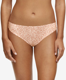 Invisibles : Thong low cut leopard