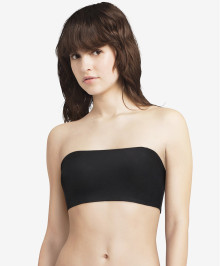 Wire-free, Soft Cups : Bandeau bra padded no wires